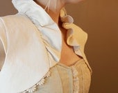 ON SALE Ivory Sueded Silk  Shrug