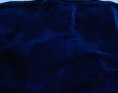 Velvet, hand-dyed silk-backed rayon velvet, Deep Denim