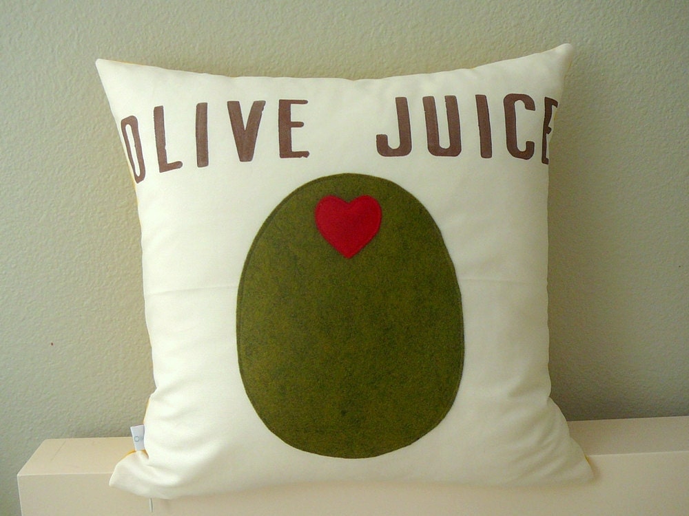 Olive Juice - Pillow Cover