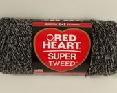 Coats & Clark Red Heart Super Tweed 100% Acrylic Yarn SMOKEY No. 7404