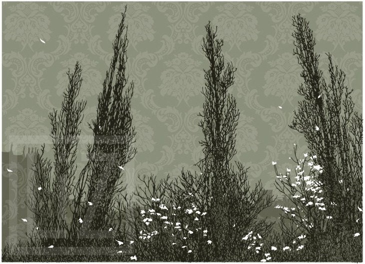 Cypress - screen print