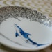 SINGLE Shark Saucer with School of Fish