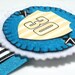 SALE - 30th birthday ribbon