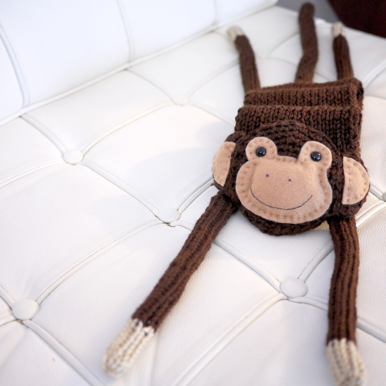 NEW - Chico the monkey scarf - M A D E - T O - O R D E R -