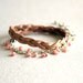 Friendship Leather Bracelets With Tiny Gems and Chain