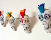 Day of the Dead Sugar Skull Bunting Punk Decoration