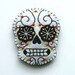 Day of the Dead Sugar Skull Hair Clip
