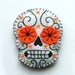 Day of the Dead Sugar Skull Felt Brooch