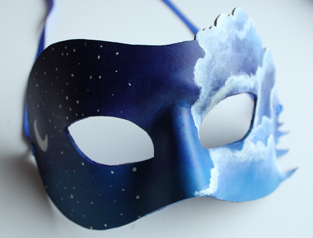 Mask of the Moon - Handmade Leather Mask