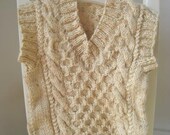 Hand knit baby sweater