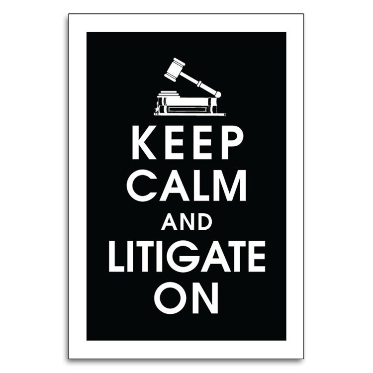 Keep Calm and LITIGATE ON, 13x19 Poster (Black and White Featured) Buy 3 get 1 FREE keep calm art keep calm print