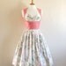 Pink & White Oriental Print Heidi Dress - Made by Dig For Victory