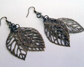 Trio of leaves Earring
