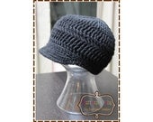 Newsboy Hat Crochet Pattern - KRISTI Adult - 506