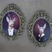 Uncle Buck and Aunt Doe - Framed Fine Art Prints - Ornate Vintage Metal Frames, Domed Glass