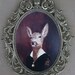 Uncle Buck and Aunt Doe - Framed Fine Art Prints - Ornate Vintage Metal Frames, Domed Glass
