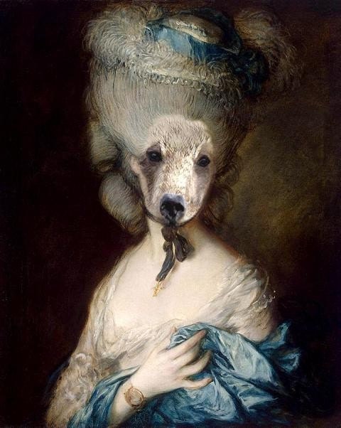 Marie Beartoinette - Altered Image - 8 X 10 Art Print