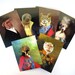 Anthropomorphic Series - Art Notecard Set, Pack of 6