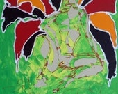 Pieces of me...flight possibilities, Abstract representational winged figure