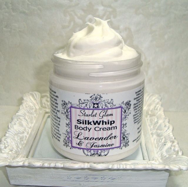 Lavender and Jasmine Natural Body Cream 4 oz Jar