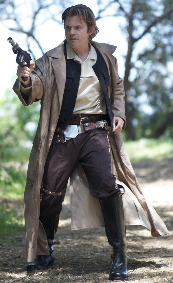Star Wars Han Solo Endor ROTJ Duster Trenchcoat Costume