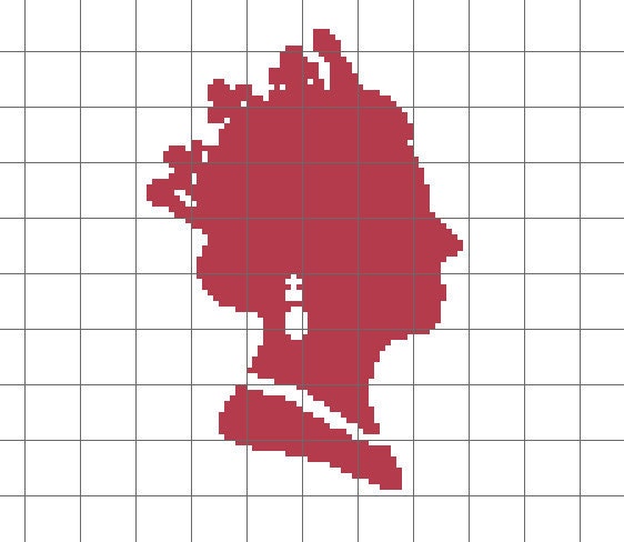 PDF Pattern, Queen Elizabeth Counted Cross Stitch