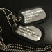 Genuine Custom Military Dog Tag Set Made With WWII Machine FREE SHIPPING