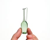 Miniature Ancient Roman Vessel in Green Glass