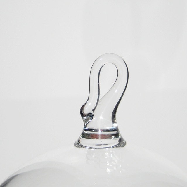 Glass Snowman Ornament, Christmas Ornament in Hand Blown Glass