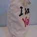 You can Personalize Large Bride Bridal Canvas Tote Bag Just Engaged I Said Yes Honeymoon Carry-All Bridesmaids Gift Bag