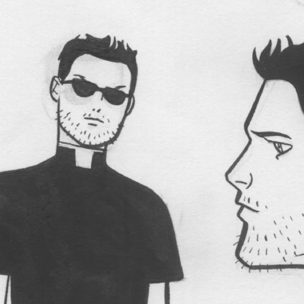 Ash the Priest original character art by David Hahn