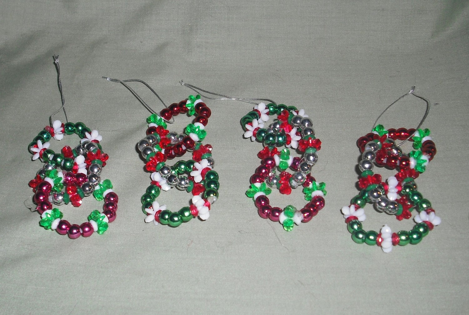 Beaded Christmas Decorations