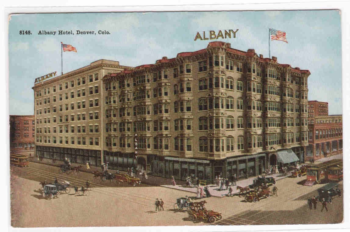 Albany Hotel, Denver Colo. Postcard (Denver)