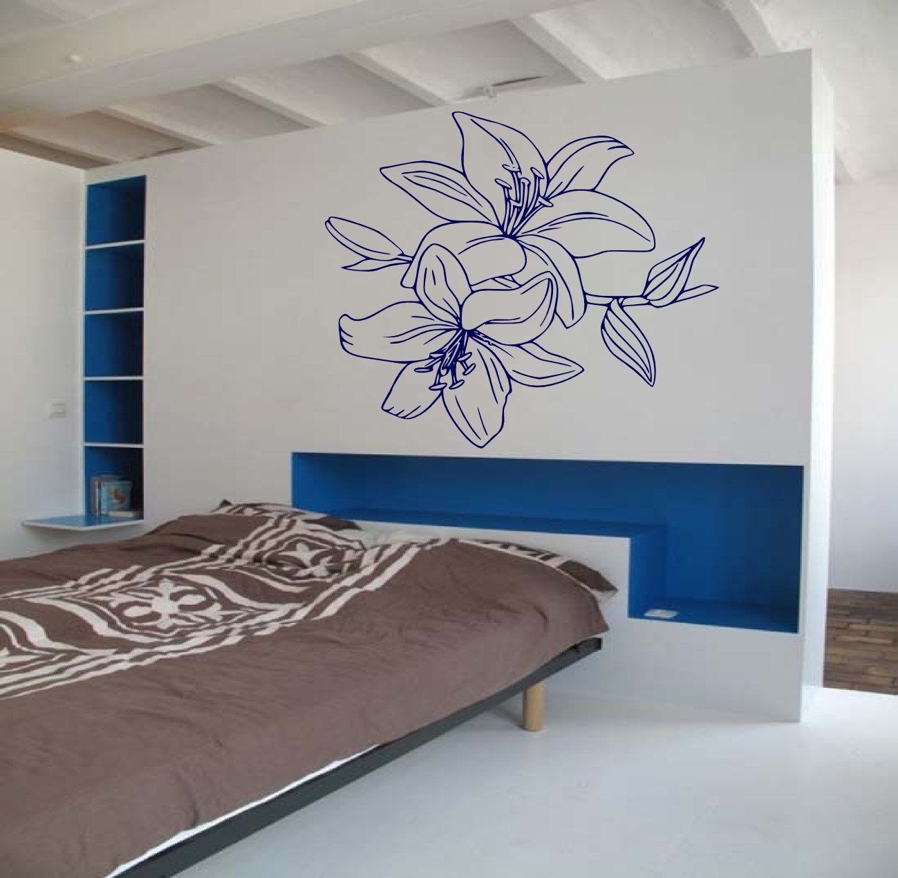 Fresh Calla Lily - Hand drawn -  Vinyl wall art decals stickers by 3rdaveshore