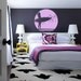 Surfer girl with her surfboard and a sunrise -- vinyl wall art decals graphic sticker by 3rdaveshore