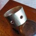 Handmade Hammered Wide Band Ring, Holes, Forged, Made in Your Size