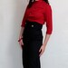 Extreme high waisted trousers, wide leg, sailor style, vintage inspired