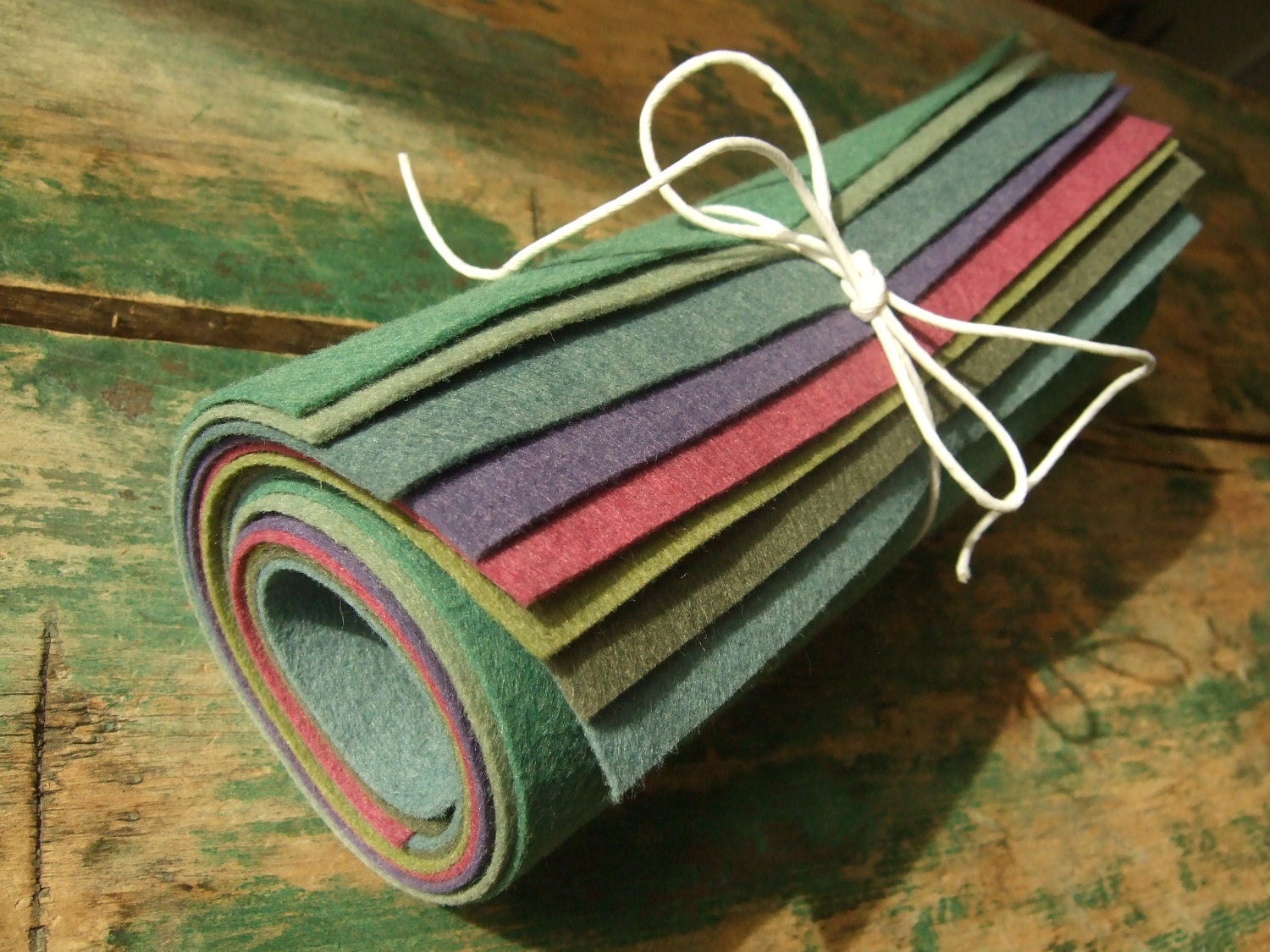 9x12 Wool Felt Sheets - The "Monet's Garden" Collection - 8 Sheets of Felt
