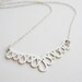 LINGERIE SWEETHEART NECKLINE Pendant - Sterling Silver - Handcrafted by Gemagenta - Black or White, Delicate necklace, Chantilly Lace, Sexy