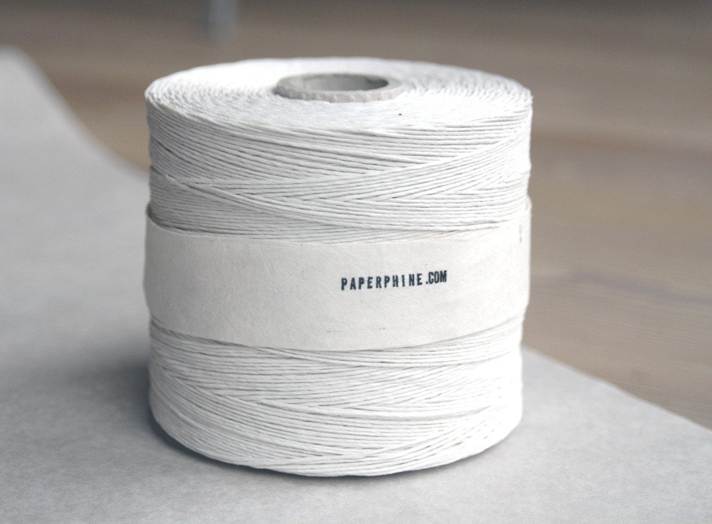 Whole bobbin of strong White Paper Twine