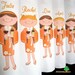 Personalized bridal party gifts bags bridal shower party give away favors for bridesmaids or Junior bridesmaids
