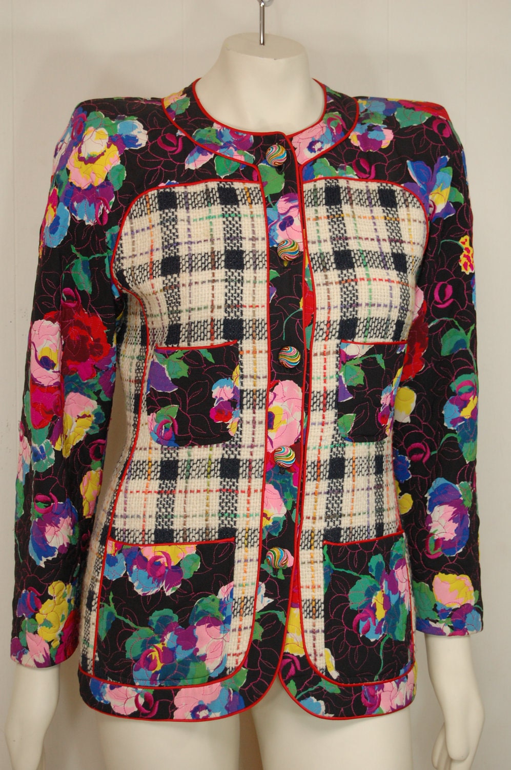 Vintage Tweed Blazer, Designer, Ungaro