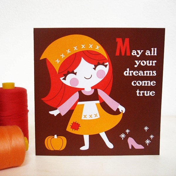 Cinderella greeting card