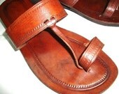 Plain Moroccan Inspired Leather Sandals-Handmade Sandals , Indian Leather Sandals,Ladies, Mens, Custom made, Wholesale - ALL SIZES