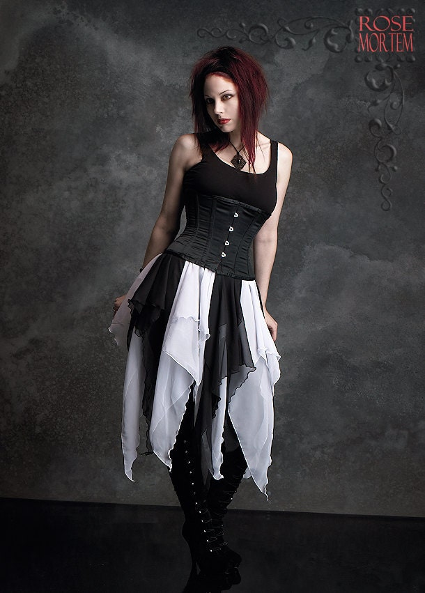 Artemisia Fairy Witch Skirt - Elegant Romantic Gothic Couture - made to measure in your colors