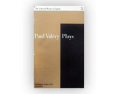 Paul Rand book cover design, 1960. "Plays" by Paul Valery.
