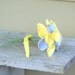 18 Yellow and Grey Flowers, Alternative Paper Centerpiece