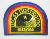 Free shipping Alien U.S.C.S.S. NOSTROMO Patch Badge 7.5x10 cm.