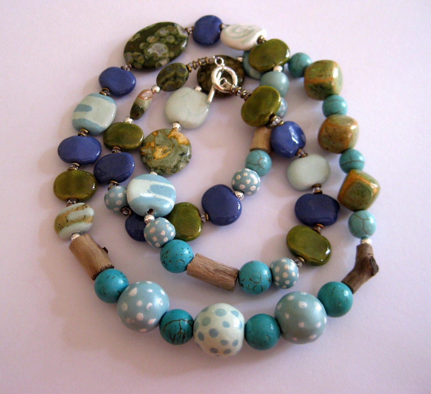 Beaded Necklace, RESERVED FOR FRANCOISE