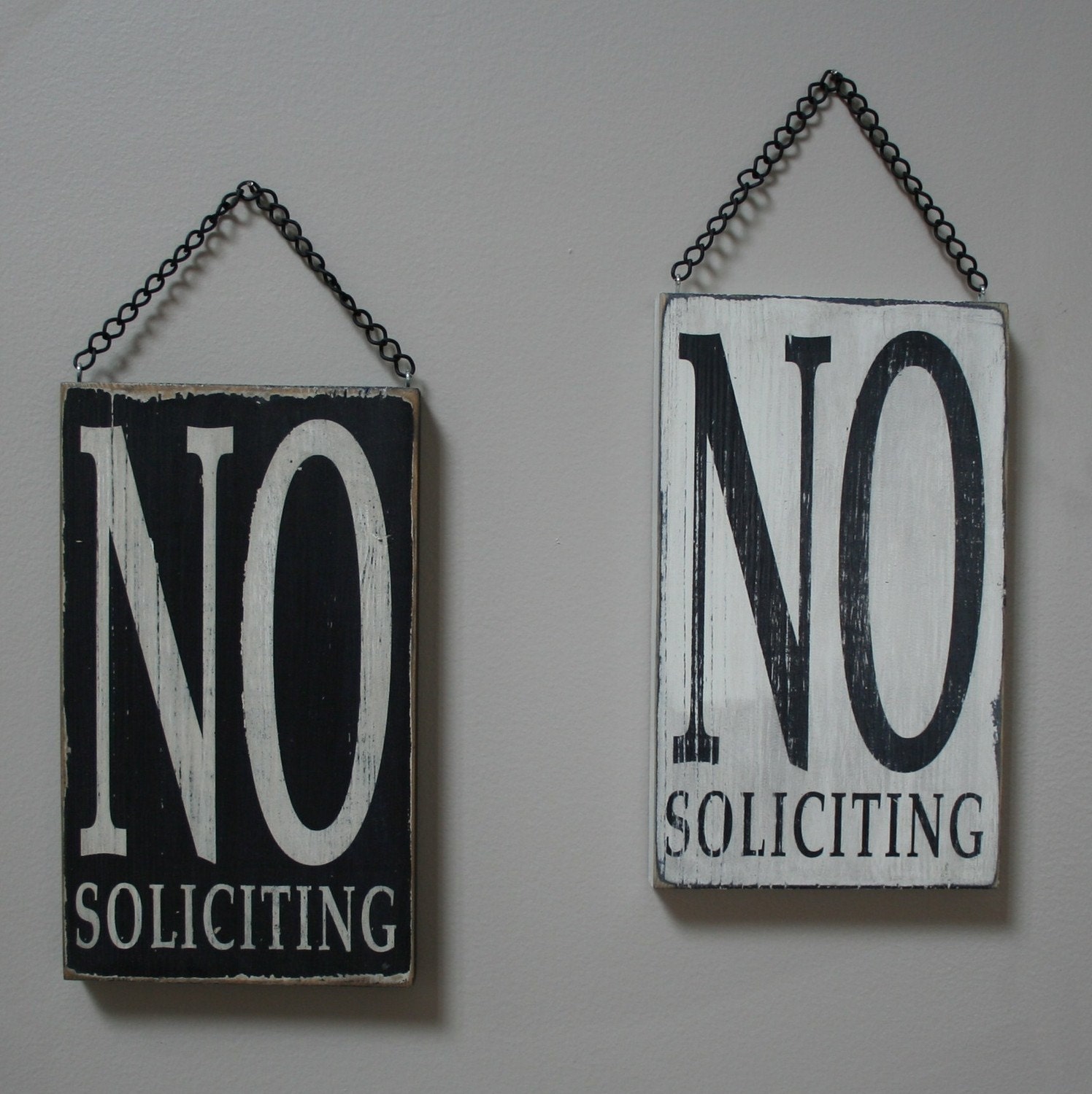 No Soliciting - The Perfect Little Sign to Help Keep Away Uninvited Guests